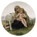 De Maagd en het Lam - William Bouguereau — weergave van het kunstwerk