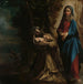 La Vision de Saint François d'Assise - Ludovico Carracci — displayed in an interior