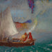 La Voile grise - Odilon Redon — weergave van het kunstwerk