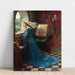 Reproductie van het schilderij La belle Rosamund - John William Waterhouse