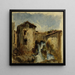 La cascade - Félix Ziem — ingelijst kunstwerk aan de muur