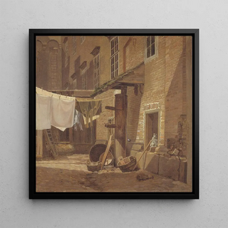 Frederik Sdring - The Rear Courtyard of Charlottenborg Palace.webp