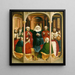 La descente du Saint-Esprit, Pentecôte, le panneau gauche de l'autel de Wurzach - Hans Multscher — ingelijst kunstwerk aan de muur