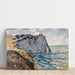 Reproductie van het schilderij La falaise d'Aval, Étretat - Claude Monet
