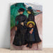 Reproductie van het schilderij De familie (De familie van het boek) - Edvard Munch