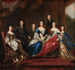 De familie van Karel XI met familieleden uit het hertogdom Holstein-Gottorp - David Klöcker Ehrenstrahl — weergave van het kunstwerk