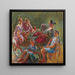 De familie van de kunstenaar - Anton Kolig — ingelijst kunstwerk aan de muur