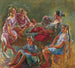 De familie van de kunstenaar - Anton Kolig — weergave van het kunstwerk