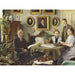 Reproductie van het schilderij De familie van de kunstenaar - Paul Fischer