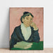 Reproductie van het schilderij De vrouw van Arles - Vincent van Gogh