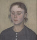 De vrouw van de kunstenaar Ida Hammershøi née Ilsted - Vilhelm Hammershøi — weergave van het kunstwerk