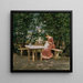 De vrouw van de kunstenaar in de boom - Gerhard Munthe — ingelijst kunstwerk aan de muur