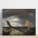 Reproduction of the painting The junction of the Thames and the Medway - Joseph Mallord William Turner