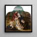 De klaagzang over de gestorven Christus - Adriaen Isenbrandt — ingelijst kunstwerk aan de muur