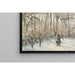 Reproductie van het schilderij Het ochtendlicht op de sneeuw in Eragny-sur-Epte - Camille Pissarro