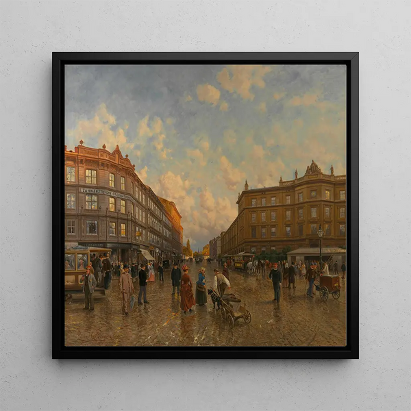 La maison de la provision des citoyens en 1888 - Ladislaus Eugen Petrovits