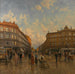 La maison de la provision des citoyens en 1888 - Ladislaus Eugen Petrovits — weergave van het kunstwerk