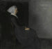 De moeder van de kunstenaar, Frederikke Hammershi - Vilhelm Hammershi — weergave van het kunstwerk