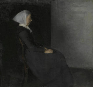 La mère de l'artiste, Frederikke Hammershi - Vilhelm Hammershi