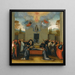 De voorbereiding en de ascensie van Sint-Antonius - Fra Bartolomeo — ingelijst kunstwerk aan de muur