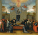 De voorbereiding en de ascensie van Sint-Antonius - Fra Bartolomeo — weergave van het kunstwerk