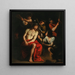 De spot van Christus - Domenico Fiasella — ingelijst kunstwerk aan de muur