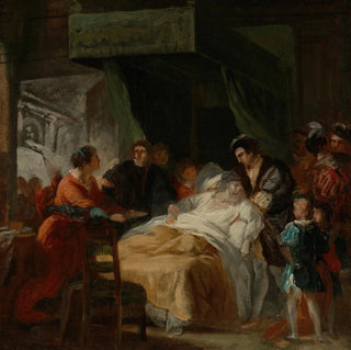 La mort de Léonard de Vinci dans les bras de François Ier - François-Guillaume Ménageot
