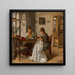 La nourrice - Josef Gisela — ingelijst kunstwerk aan de muur