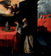Het gebed van Sint Bonaventura over de selectie van de nieuwe paus - Francisco de Zurbarán — weergave van het kunstwerk