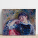 Reproductie van het schilderij De dromer - Pierre-Auguste Renoir