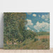 Reproductie van het schilderij De route van Versailles naar Saint-Germain - Alfred Sisley