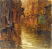La rue de Bivre vue du boulevard Saint-Germain, inondations de 1910 - Germain Eugène Bonneton — weergave van het kunstwerk
