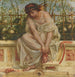 La sandale - Edward John Poynter — weergave van het kunstwerk