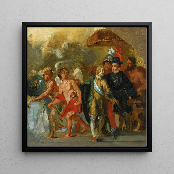 La scène de l'archiduchesse Isabelle - Eugène Delacroix