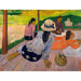 Reproduction of the painting La sieste - Paul Gauguin