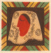Het hoofd van een meisje met een hoofddoek - Mikuláš Galanda — weergave van het kunstwerk