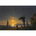 Reproductie van het schilderij De toren van Galata bij maanlicht - Ivan Konstantinovich Aivazovsky