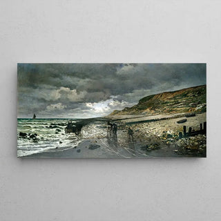 La Pointe de la Hève bij eb van Claude Monet