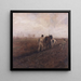 Landarbeider het veld - Theodoor Verstraete — ingelijst kunstwerk aan de muur
