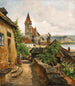 Weissenkirchen in de Wachau - Ladislaus Eugen Petrovits — weergave van het kunstwerk