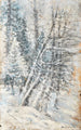a winter forest - Ladislav Mednyánszky — artwork view