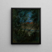 Landschap in blauw - Ladislav Mednyánszky — ingelijst kunstwerk aan de muur