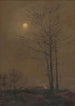 Landschap van de avond - Ladislav Mednyánszky — weergave van het kunstwerk