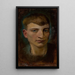 Tête de garçon émacié - Ladislav Mednyánszky — ingelijst kunstwerk aan de muur