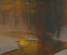 Rivière enneigée au coucher du soleil - Ladislav Mednyánszky — weergave van het kunstwerk