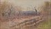 Landschap van de lente Lente in een boomgaard - Ladislav Mednyánszky — weergave van het kunstwerk