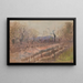 Landschap van de lente Lente in een boomgaard - Ladislav Mednyánszky — ingelijst kunstwerk aan de muur