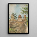 La tour du manoir à Strky - Ladislav Mednyánszky — ingelijst kunstwerk aan de muur
