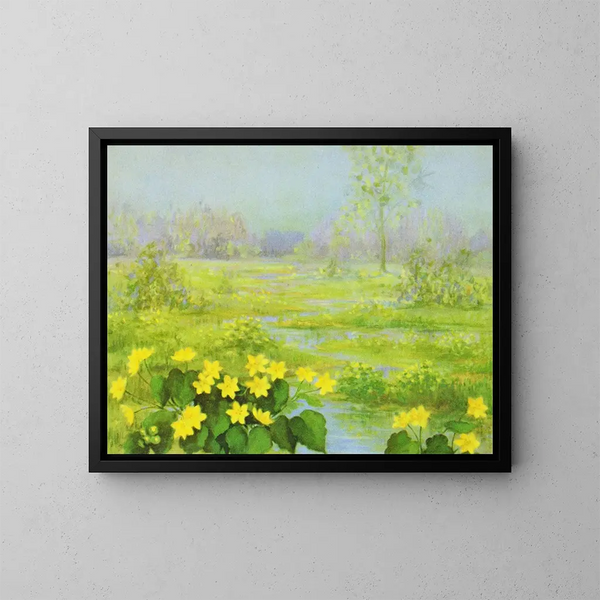 Primula - Lafayette F. Cargill — ingelijst kunstwerk aan de muur