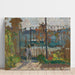 Reproductie van het schilderij Lagny, Nono aan de hek van de tuin - Henri Lebasque